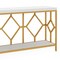 Extra Long 71" Console Table with 2 Tiers and Open Storage Shelf